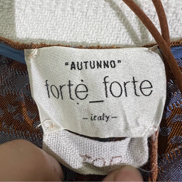 Forte_Forte Italy Abstract Tank Top Small Designer Luxury Contemporary Boho - Picture 6 of 7